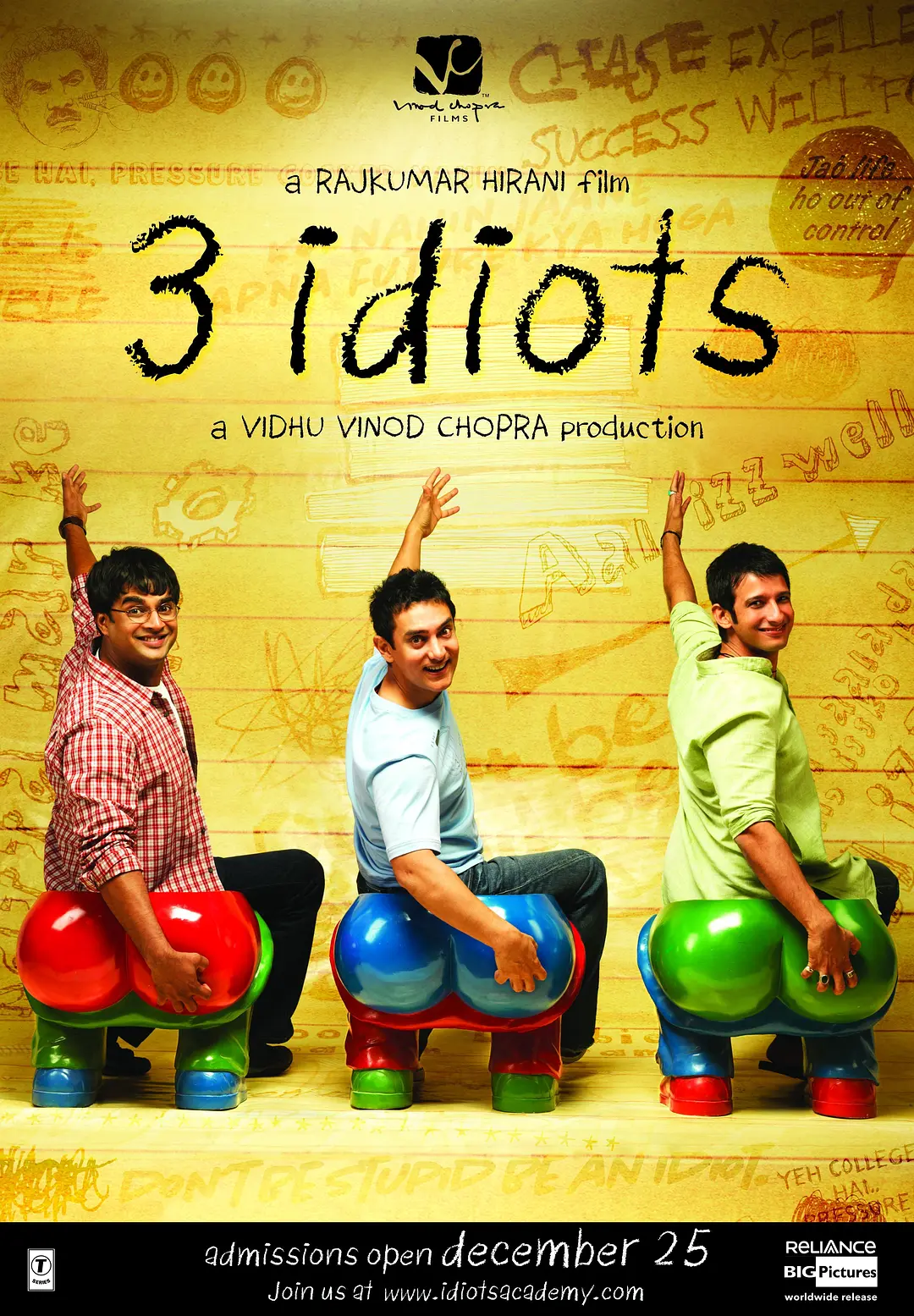 【Three Idiots】海报