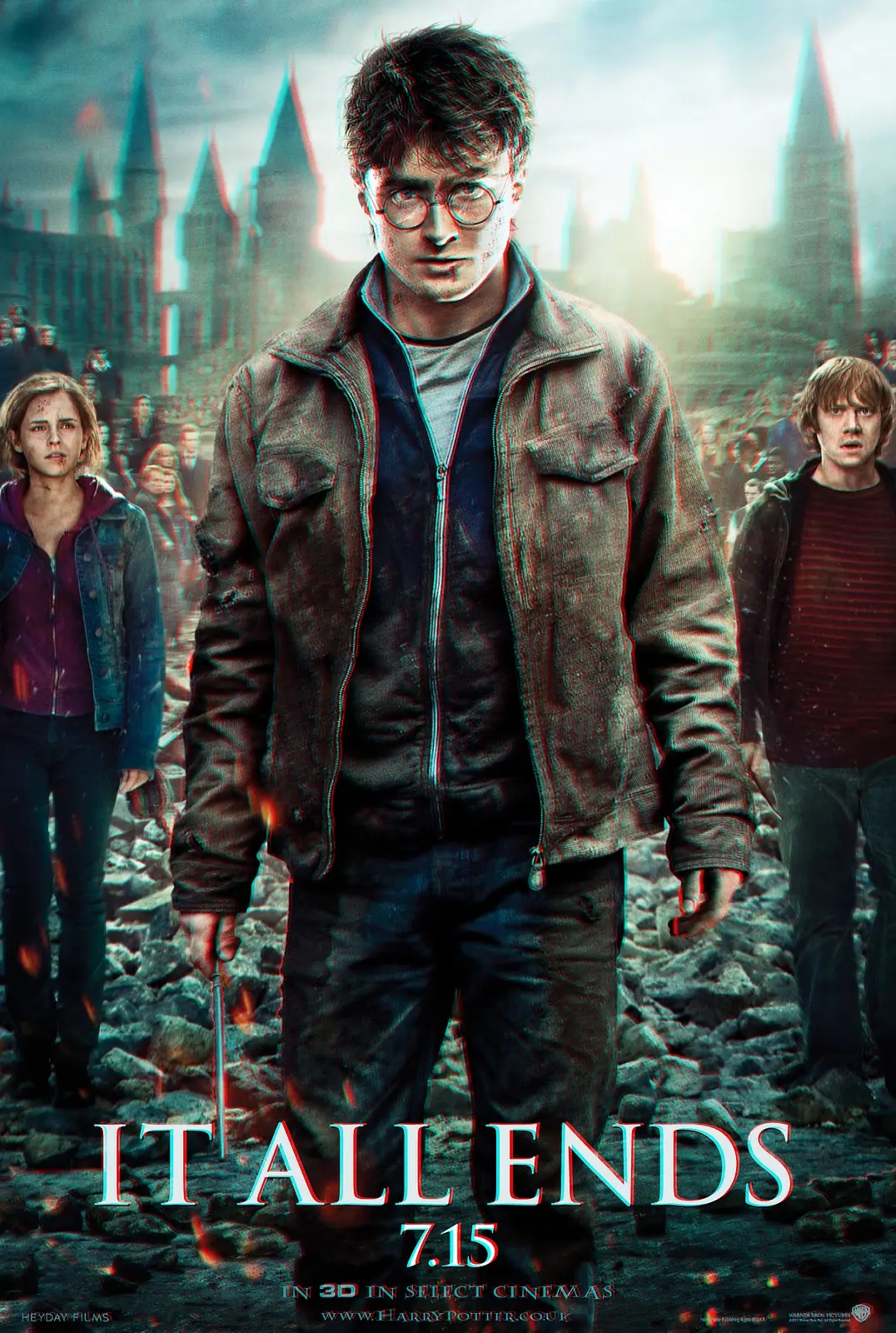 【Harry Potter and the Deathly Hallows: Part 2】海报