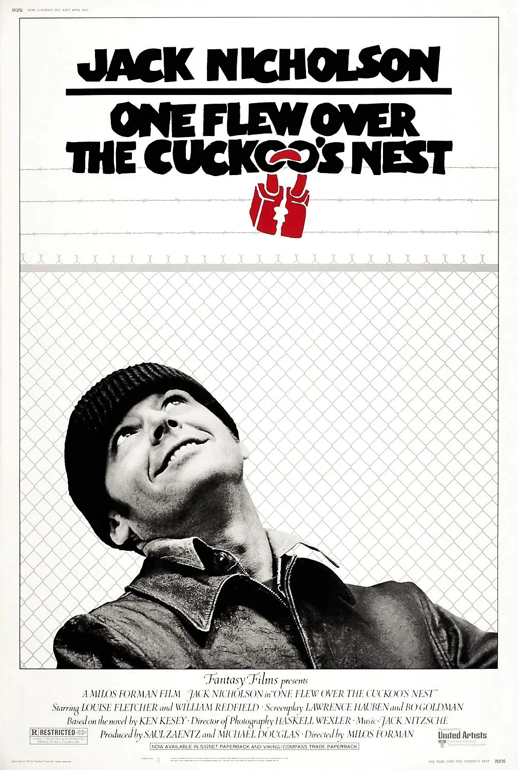 【One Flew Over the Cuckoo's Nest】海报