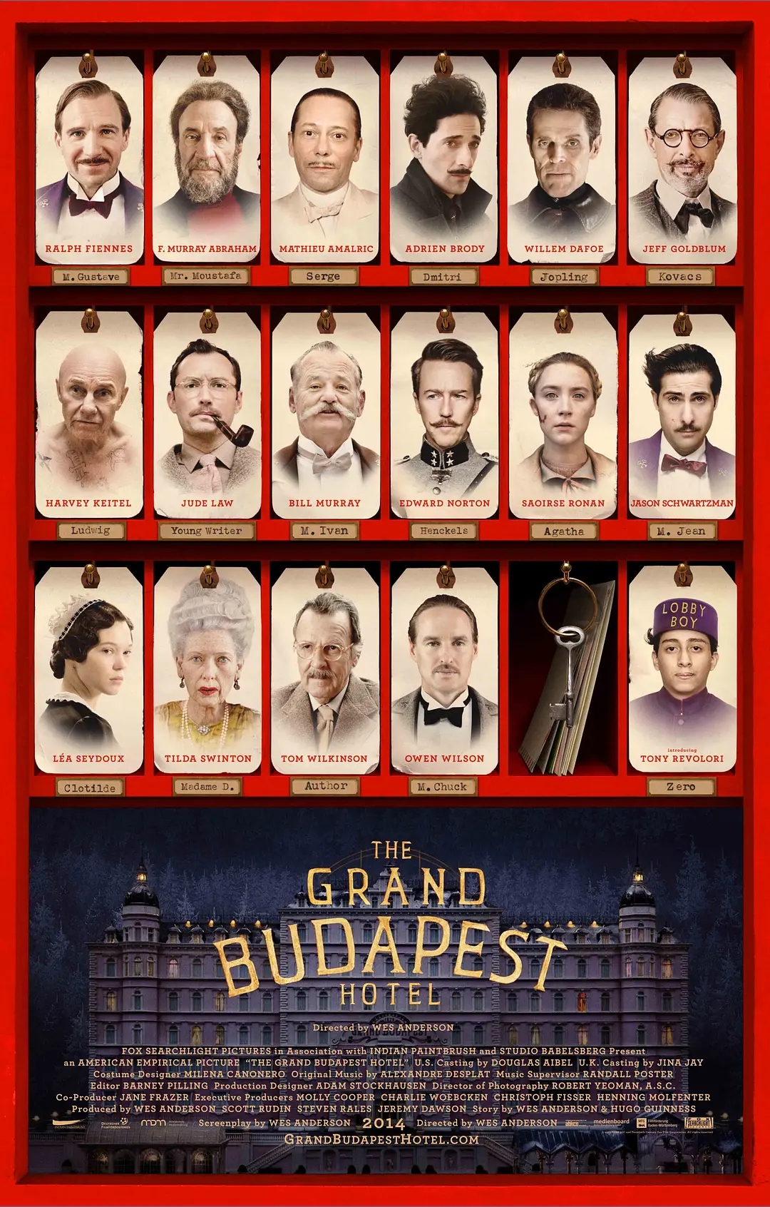 【The Grand Budapest Hotel】海报