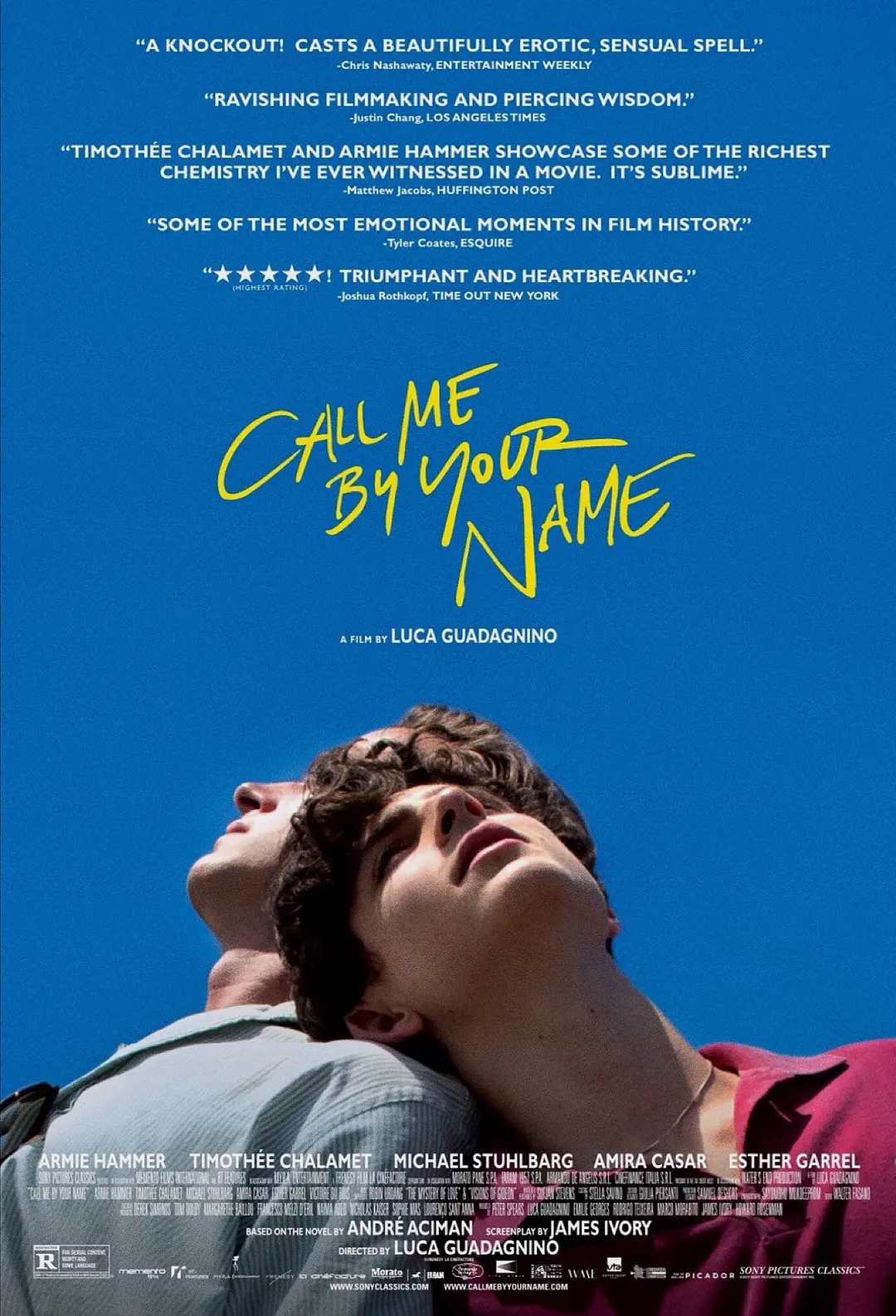 【Call Me by Your Name】海报