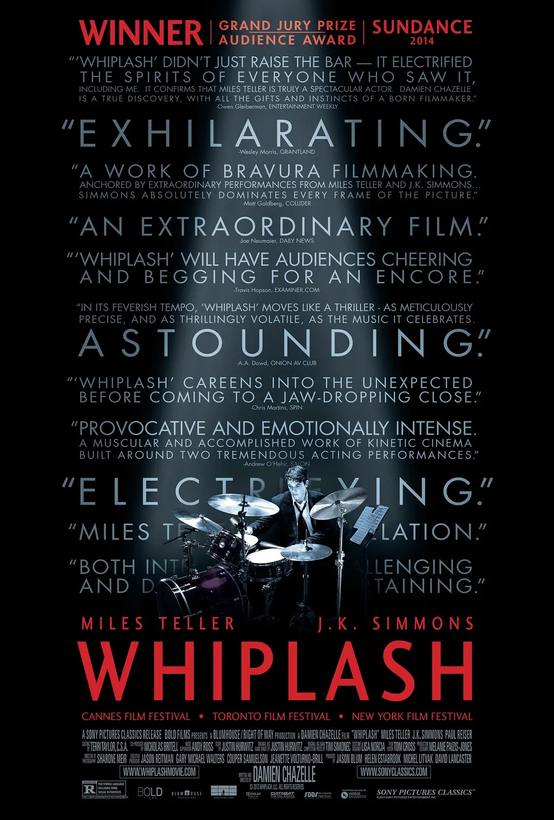 【Whiplash】海报