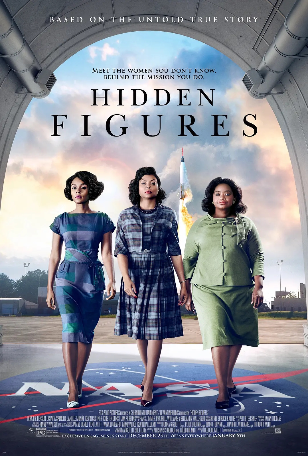 【Hidden Figures】海报