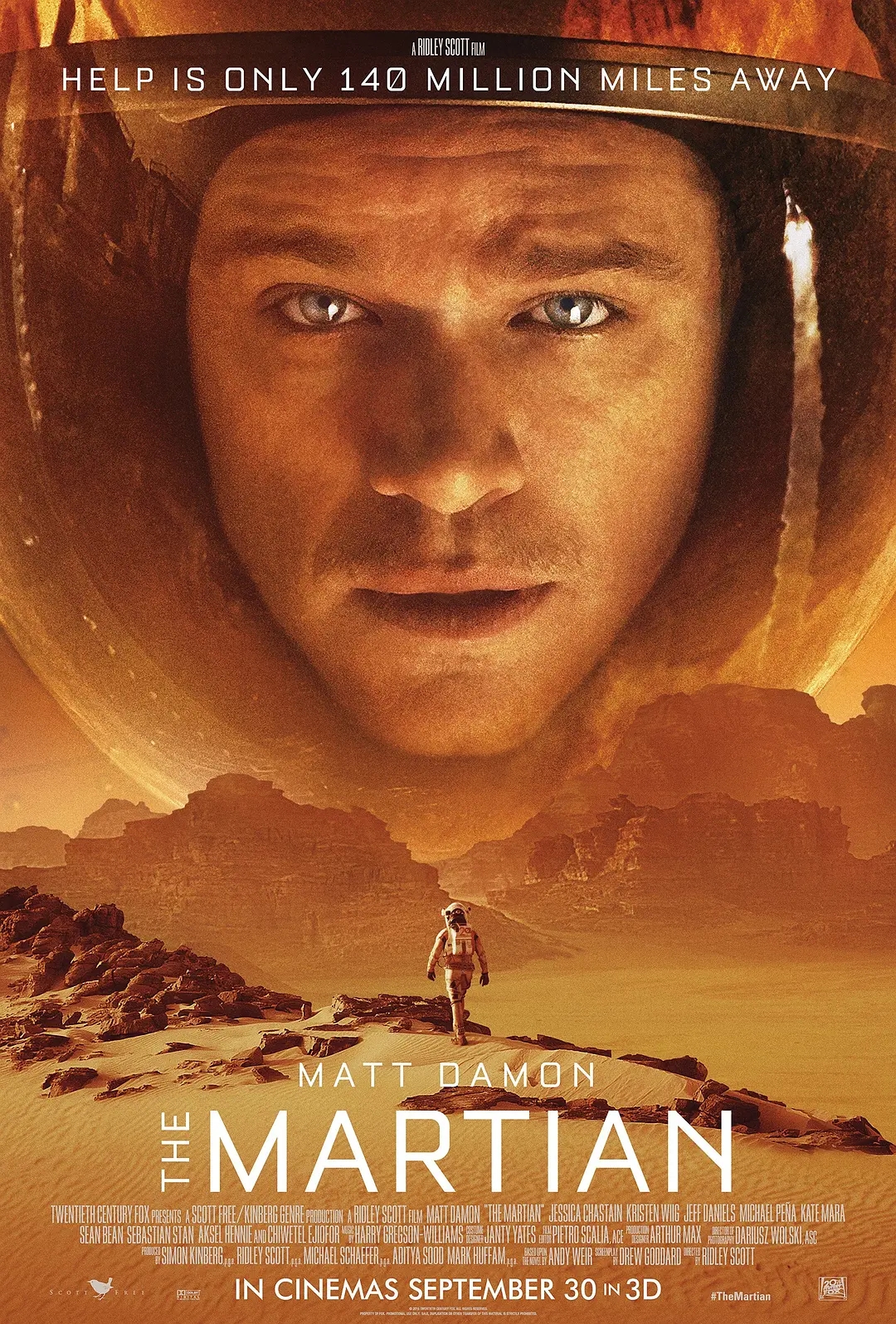 【The Martian】海报