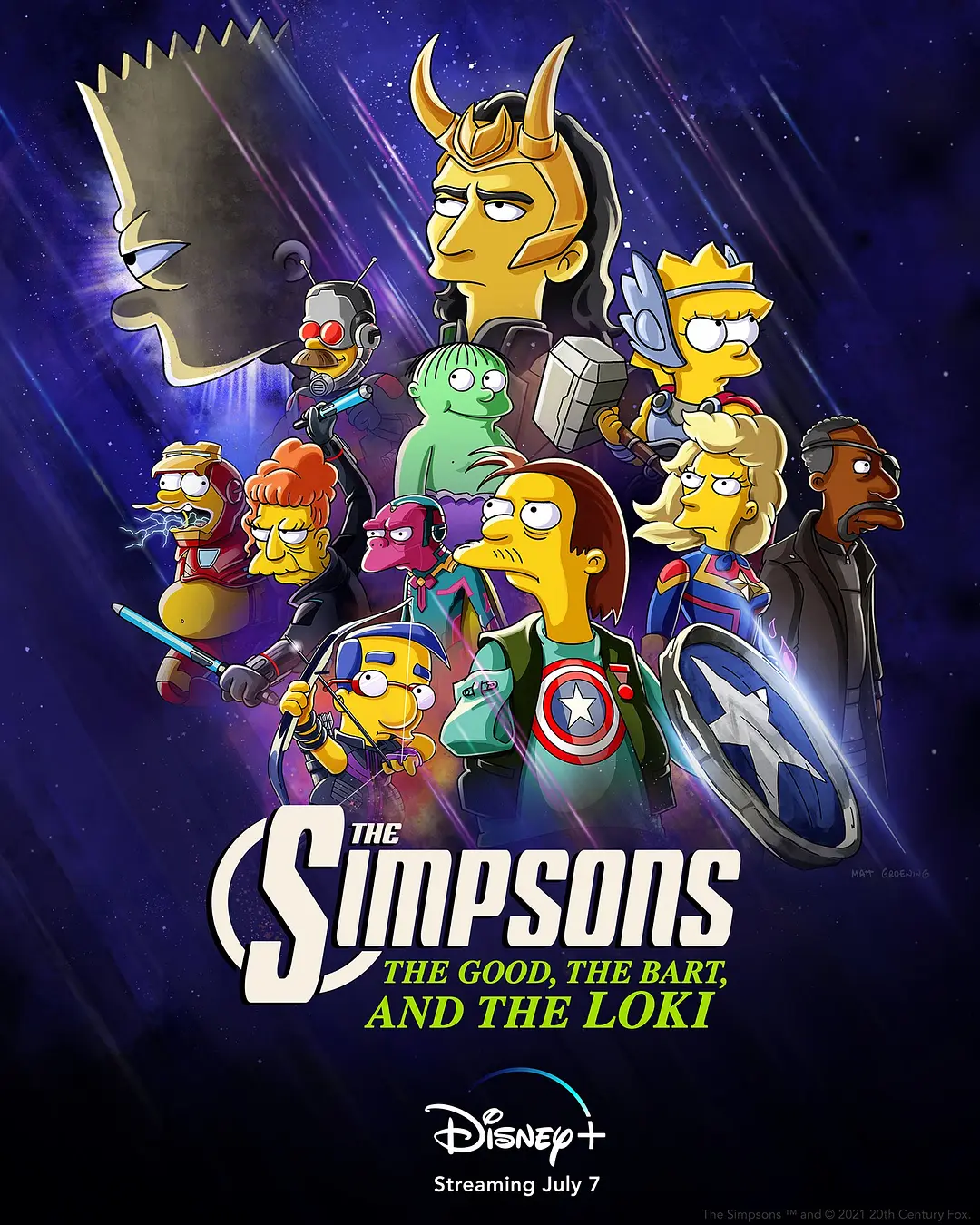 【The Simpsons:The Good, the Bart, and the Loki】海报