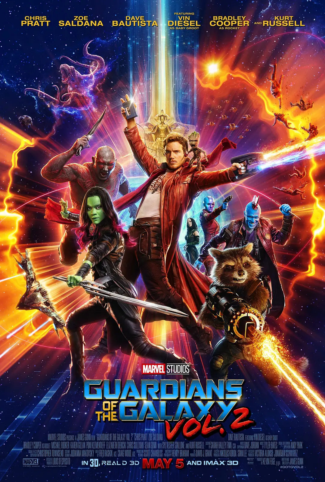 【Guardians of the Galaxy Vol. 2】海报