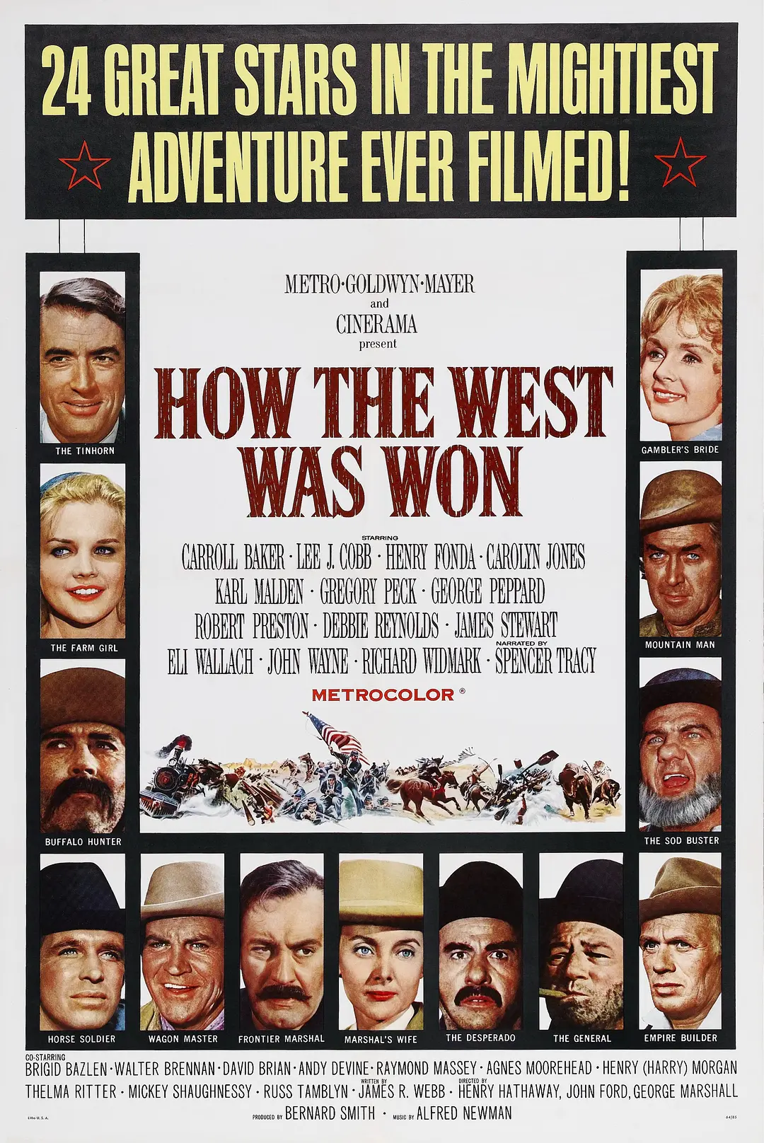 【How the West Was Won】海报